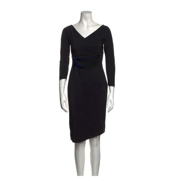 LA PETITE ROBE DI CHIARA BONI MAYSA VELVET DRESS SIZE XS - Picture 8 of 12